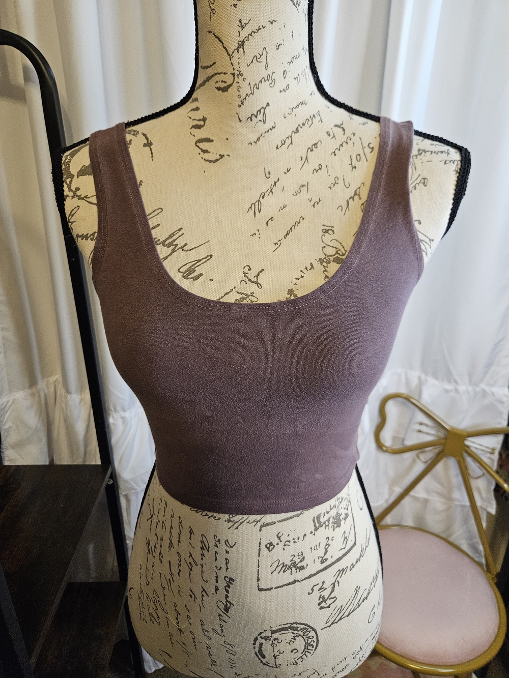 Groceries Fitted Crop Top